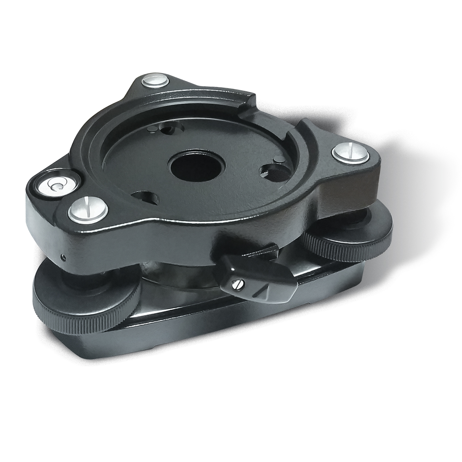 1201 Swiss-Style Tribrach without Optical Plummet, Black