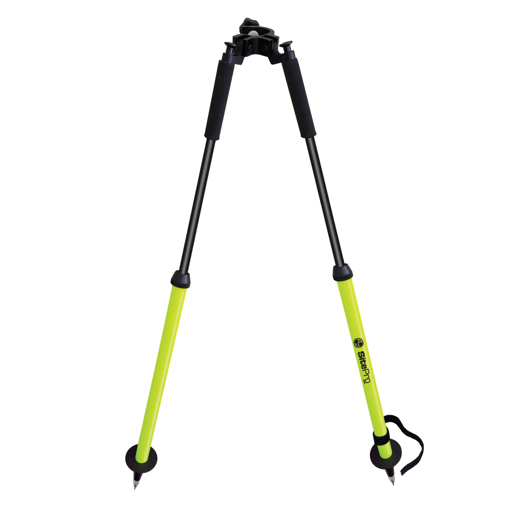 Thumb-Release Mini Bipod, Flo-Yellow Aluminum