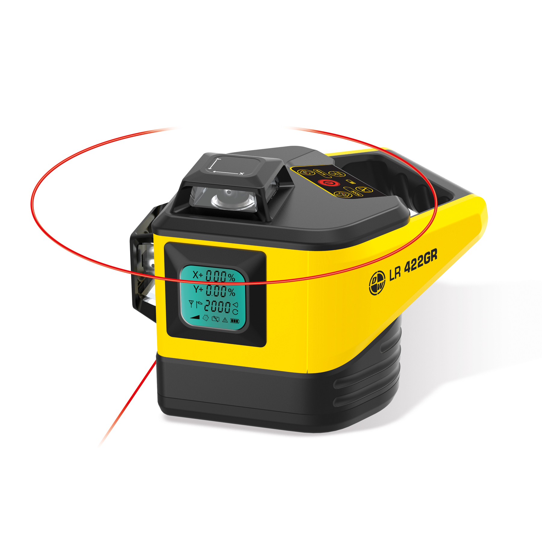 LR 422GR Dual Dial-in Grade Horizontal/Vertical Rotary Laser